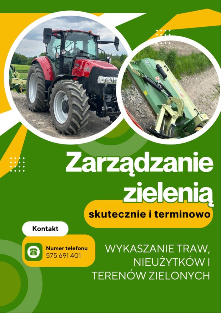 Usługi Koszenia traw/ Nieużytków