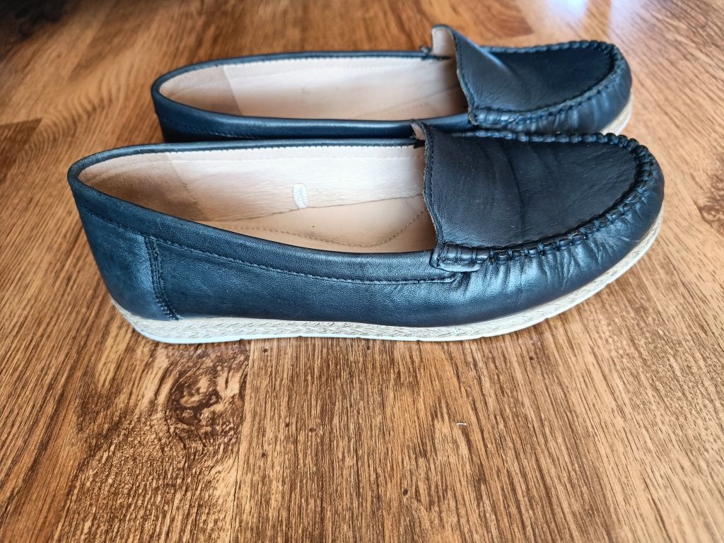 Buty damskie skórzane 38 Gosoft półbuty wiosenne