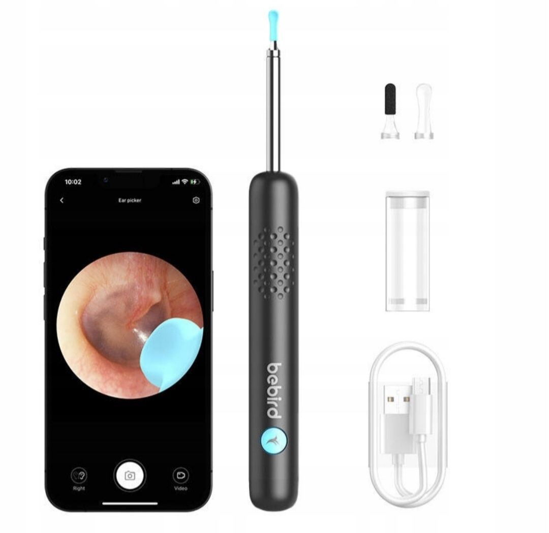 BEBIRD R1 SMART OTOSKOP z Kamerą do Czyszczenia Uszu Woskowiny
