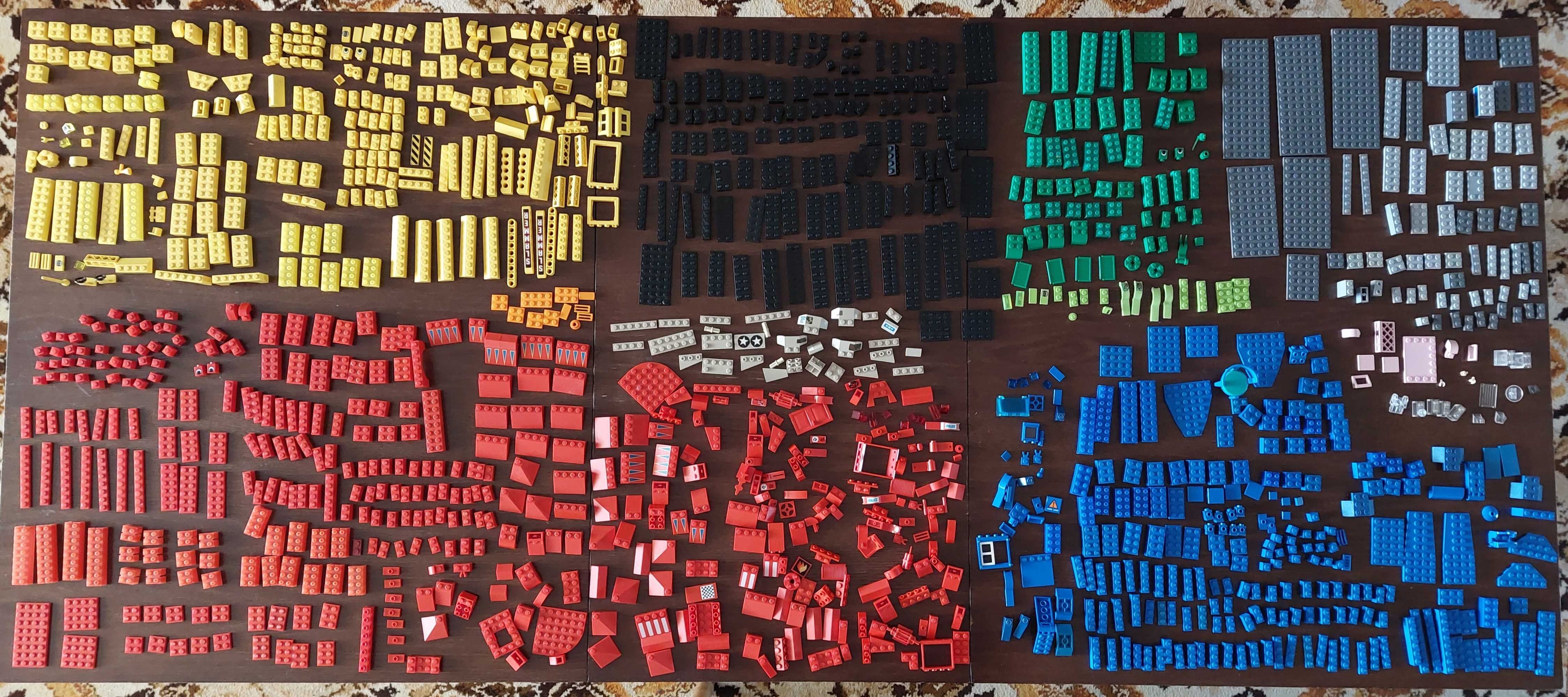 LEGO Mega zestaw 2100 szt. klocków lego, różne kształty i kolory