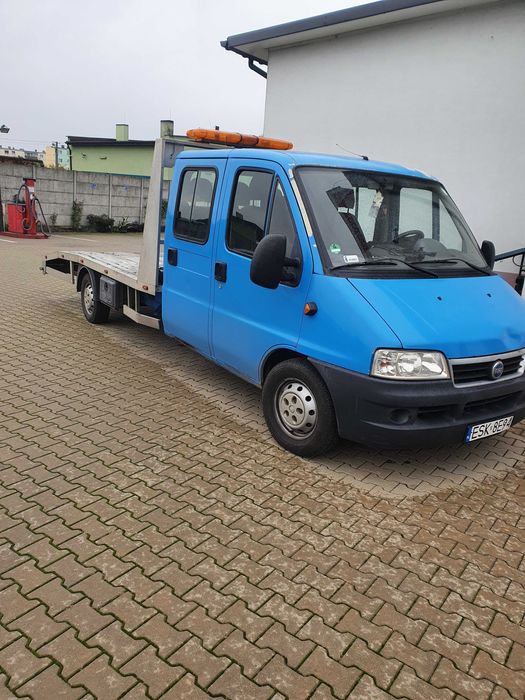 Silnik 2.8hdi 7 osob aluminiowy najazd laweta pomoc drogowa fiat ducat