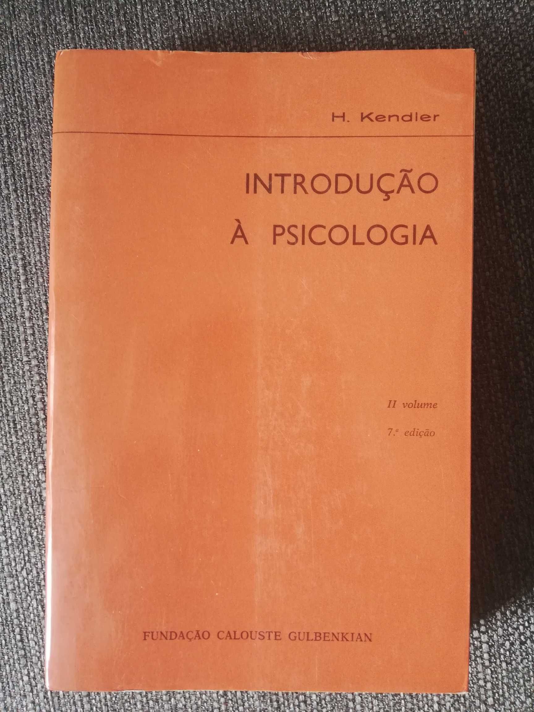 "Introdução à Psicologia" - 2 Volumes
de H. Kendler