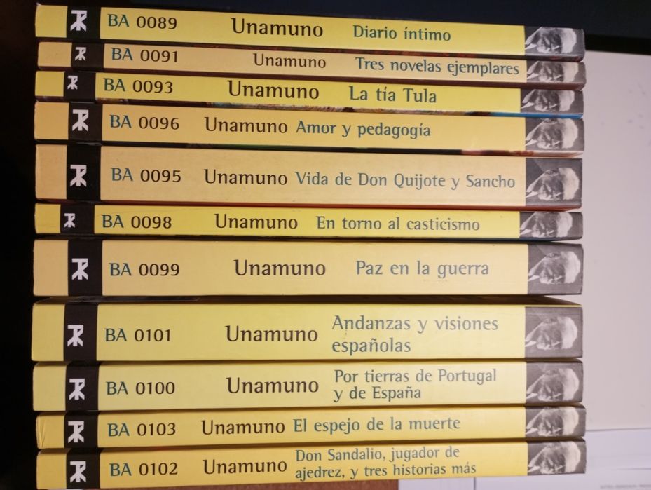 11 livros de bolso de Miguel Unamuno