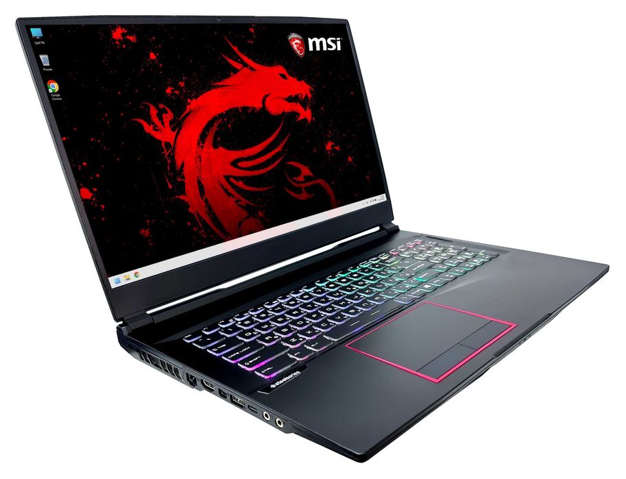 Ноутбук MSI GE75 Raider: Core i7-10750H/32ГБ/RTX 2070/512+1000ГБ/17.3"