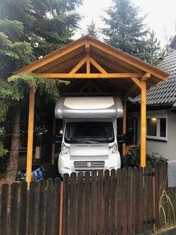 Wiata Garażowa, Altana, Carport pod kampera