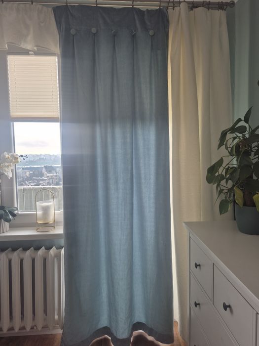 Welurowe zasłony DKNY