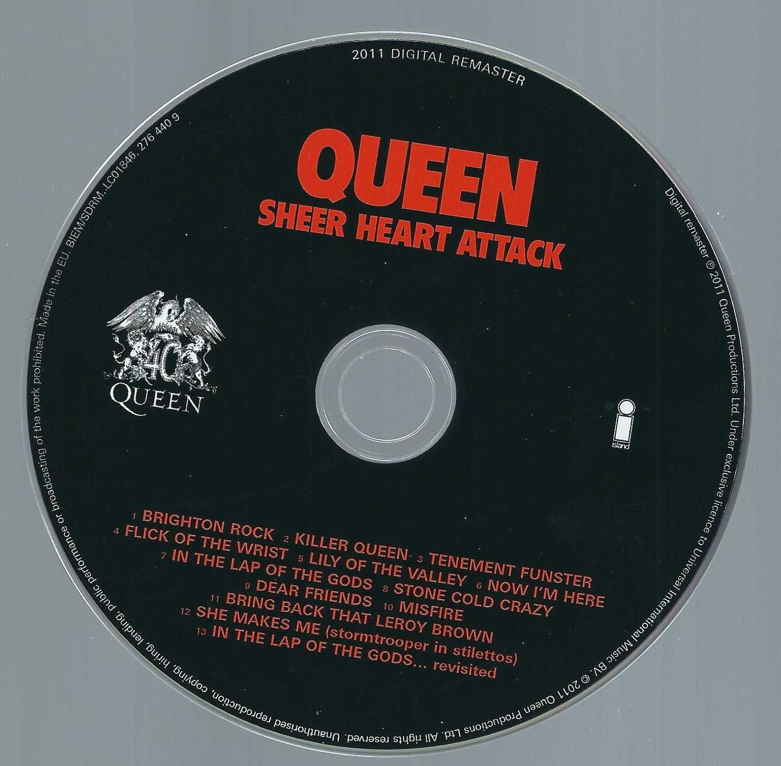 CD Queen - Sheer Heart Attack (2011) (Virgin)