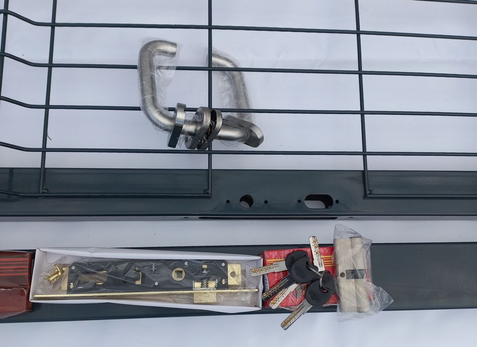 Хвіртка, калітка в зборі, повний комплект, антрацит