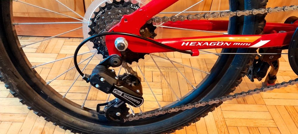 Rower dziecięcy  Kross Hexagon Mini 1.0 20 cali czerwony