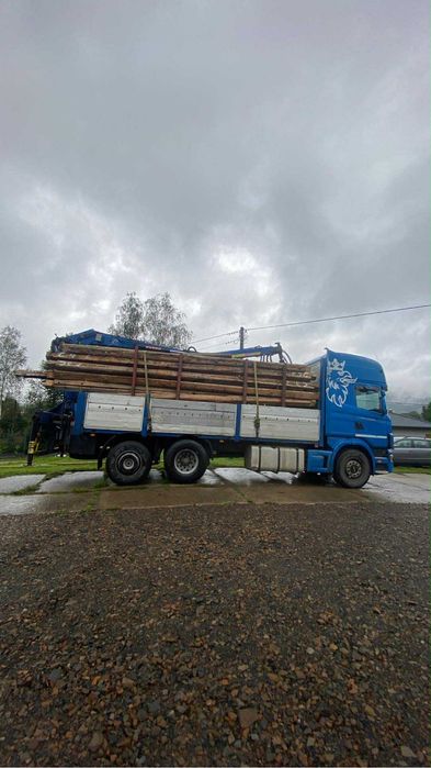 Uslugi transportowe samochodem ciezarowym handel drewnem