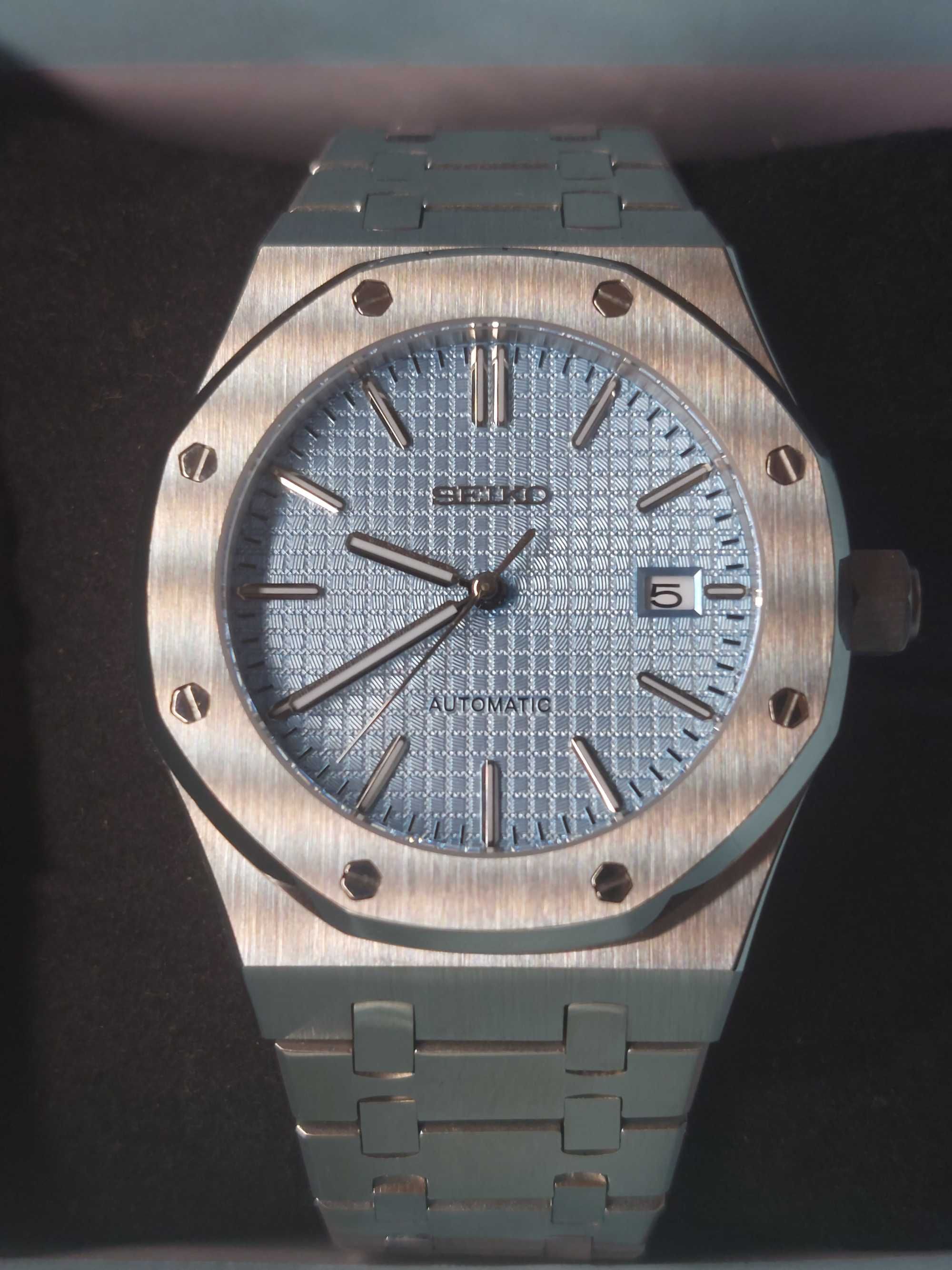 Zegarek Seiko mod Royal Oak