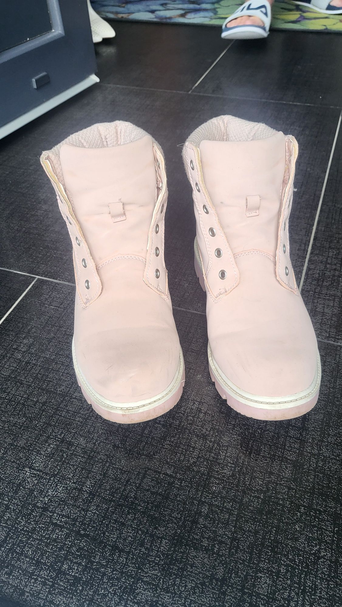 Buty zimowe różowe