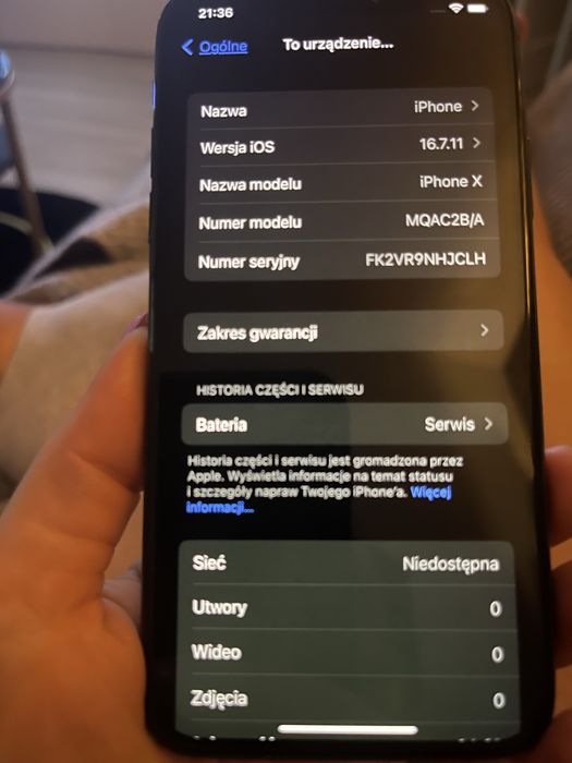 iPhone X 64 Gb używany