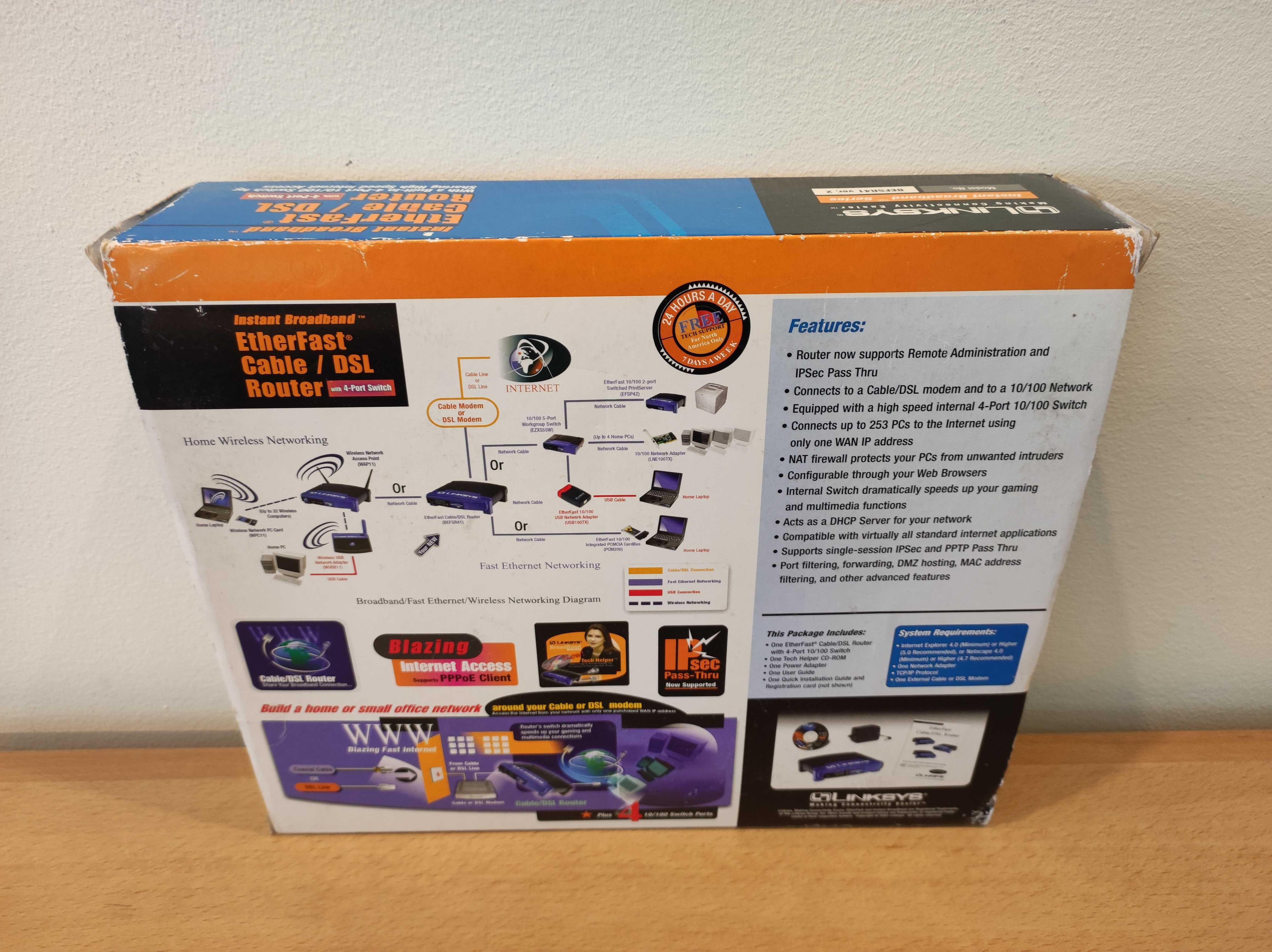 Linksys EtherFast Cable-DSL Router