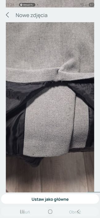 Płaszcz damski jesienno-zimowy medicine rozmiar L