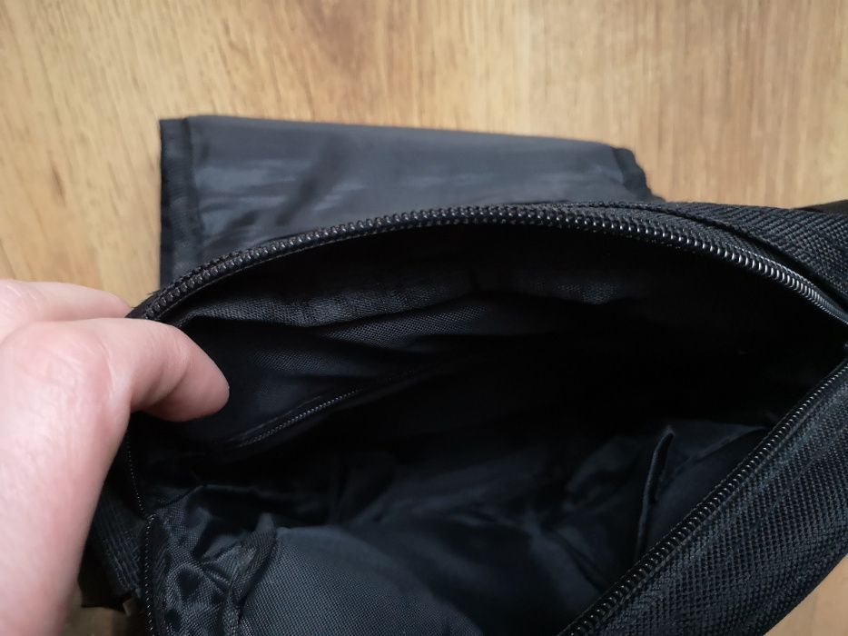 Torba mała czarna listonoszka torebka