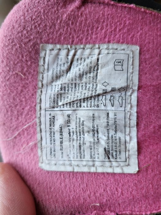 Łyżworolki używane - rozmiar 33 - 36