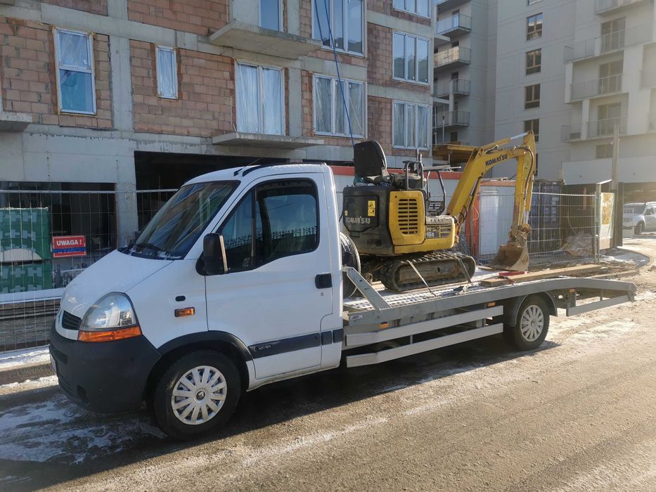 Auto Pomoc Laweta Transport Samochodów Ciągników Maszyn Rolniczych 24H