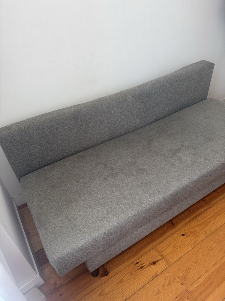 Sofa 3 lugares cinzento