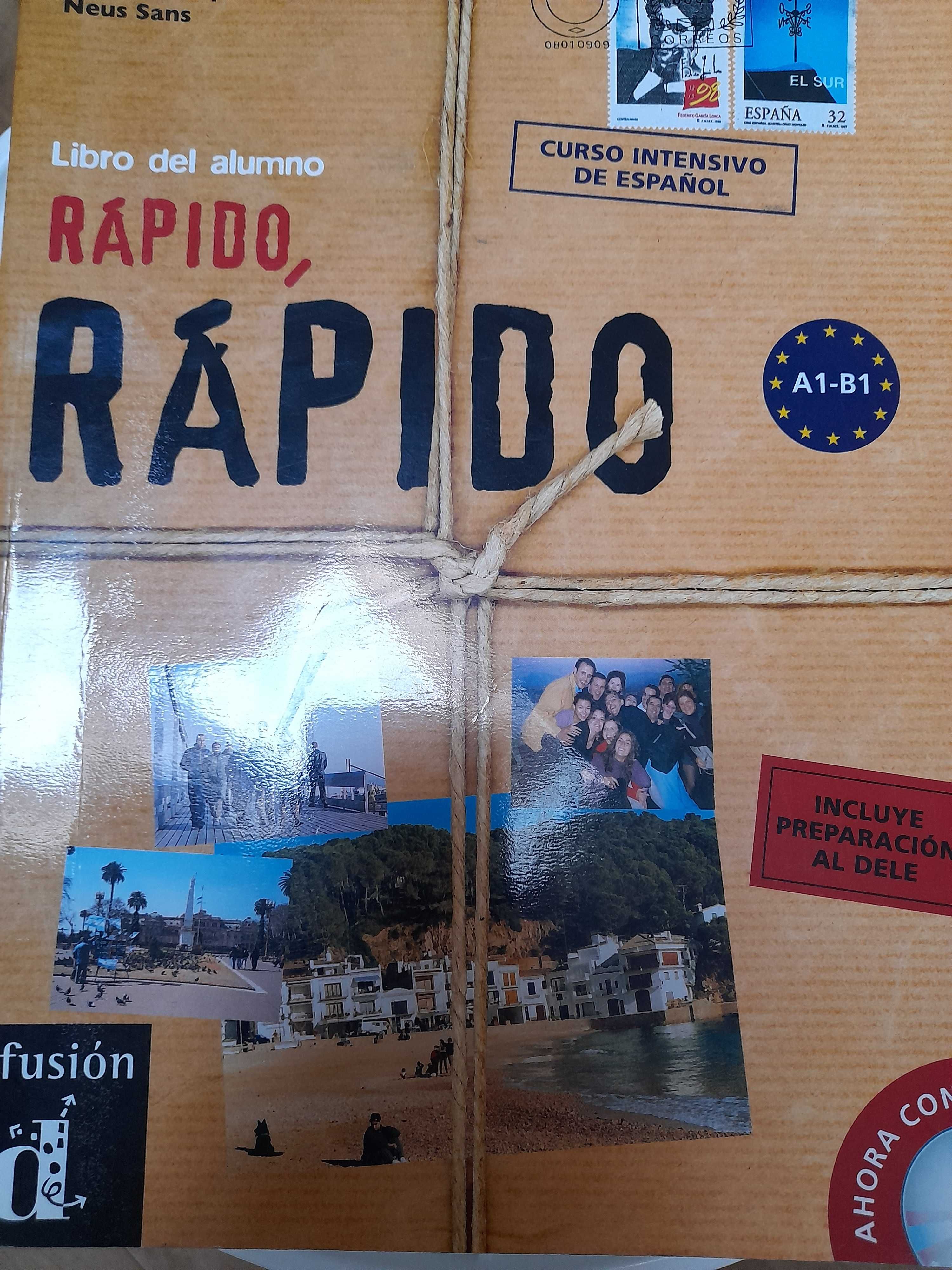 Conjunto livros de espanhol "Rápido Rápido"