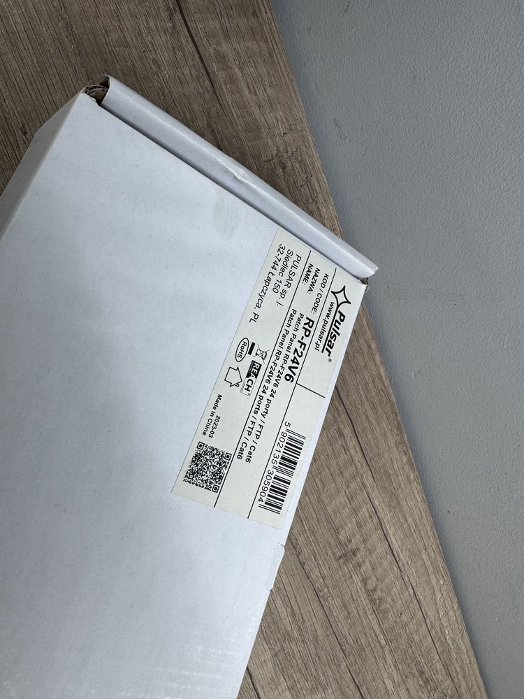 Patch panel PULSAR CAT.6 FTP RP-F24V6