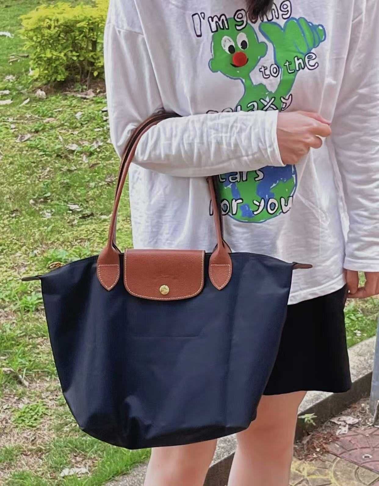 LongChamp Torebka Le Pliage Original L, kolor morza (morski niebieski)