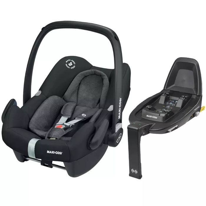 Fotelik Maxi-Cosi Rock i-Size Nomad Black + Baza Familyfix2 0-13 kg