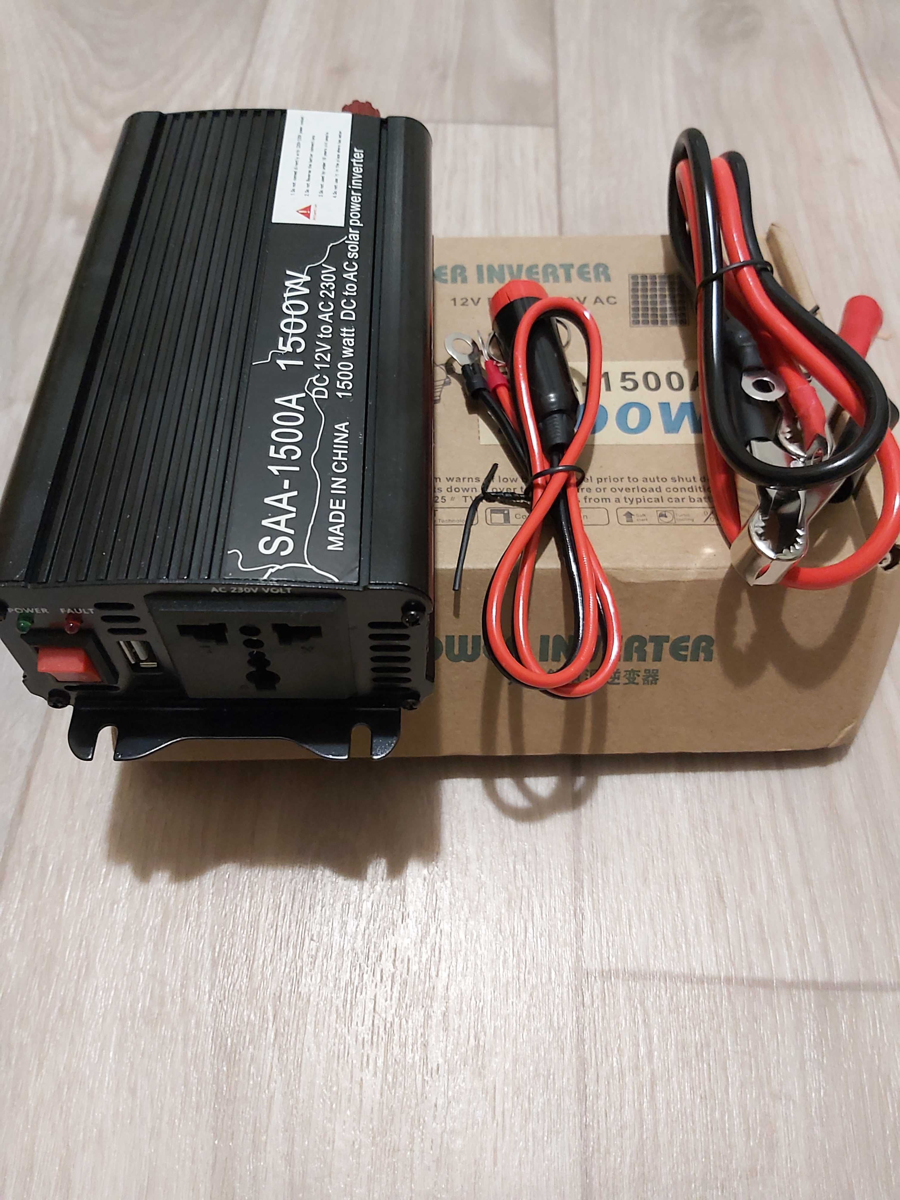 Инвертор 12V/220V. 1500 W