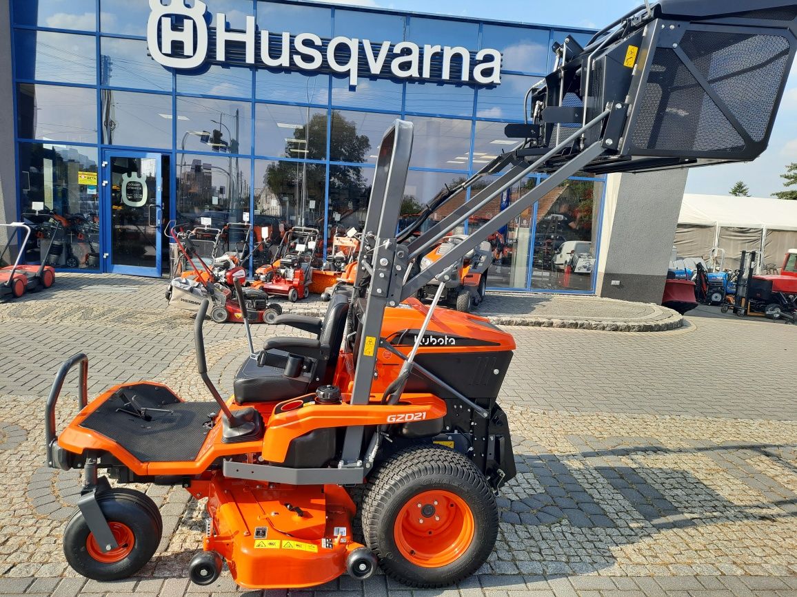 KUBOTA GZD21-IIHD Kosiarka, Promocja RATY 0%, kosz górny wysyp