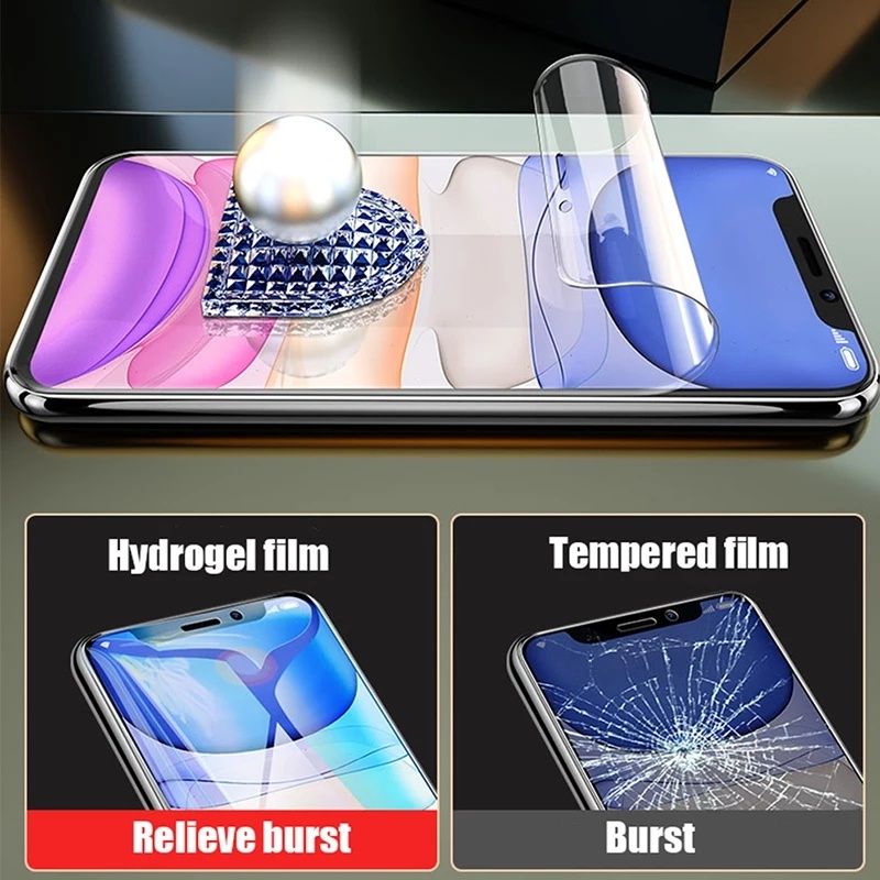 Защитная гидрогелевая пленка для Xiaomi, Samsung, IPhone, Huawei,Honor
