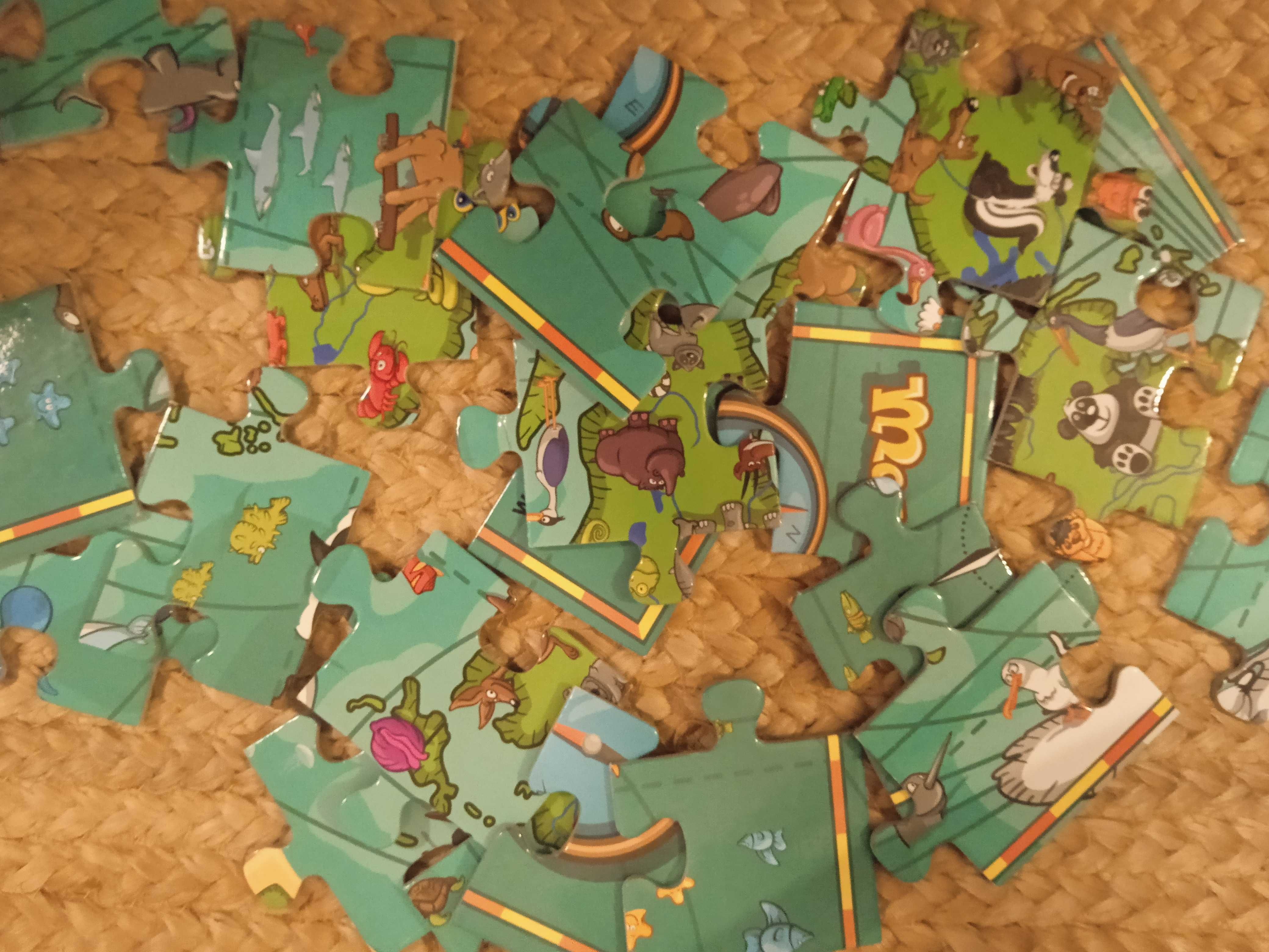 Puzzle - mapy świata