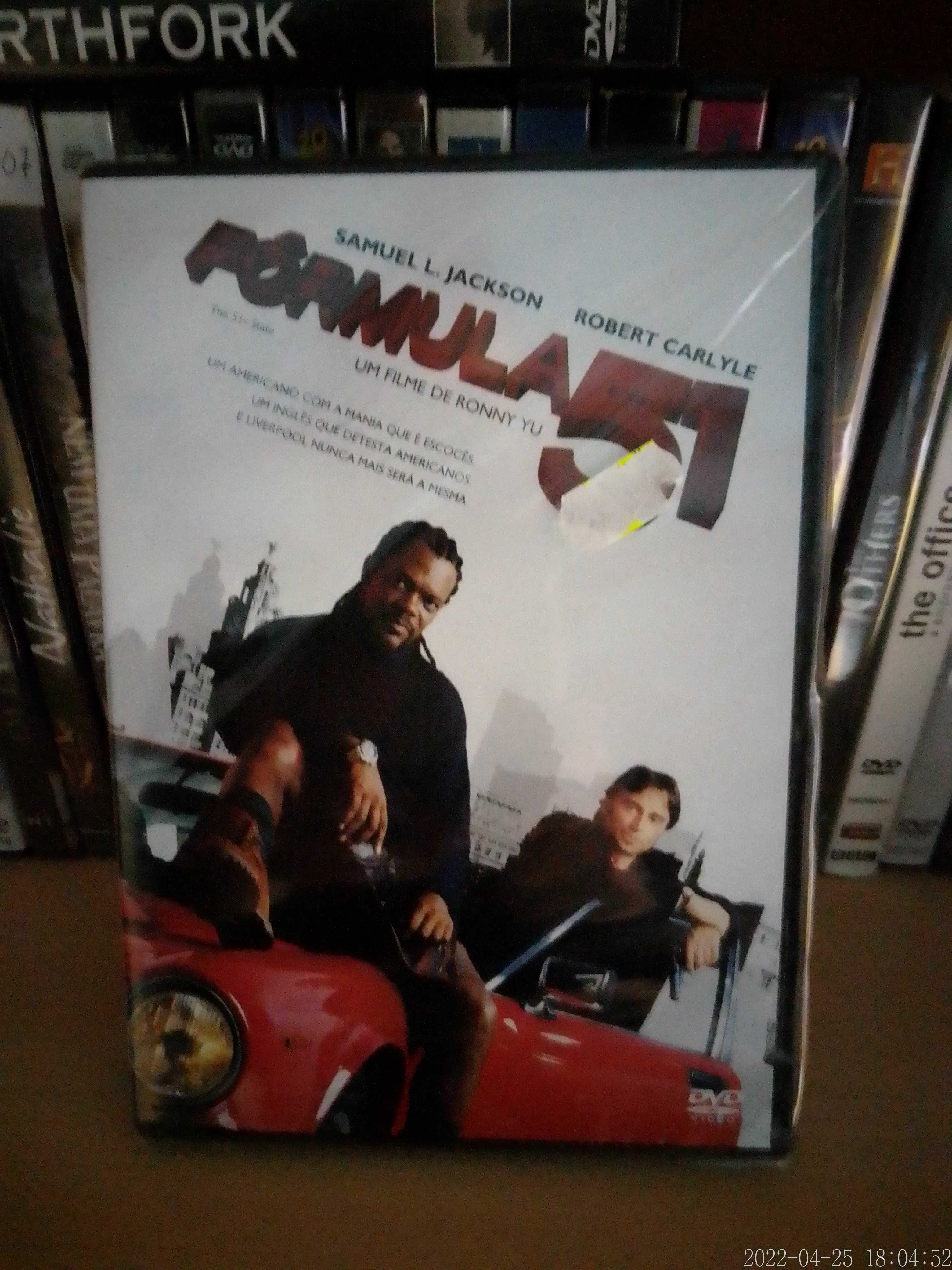 Dvd NOVO Fórmula 51 SELADO Filme Samuel L. Jackson Robert Carlyle R Yu