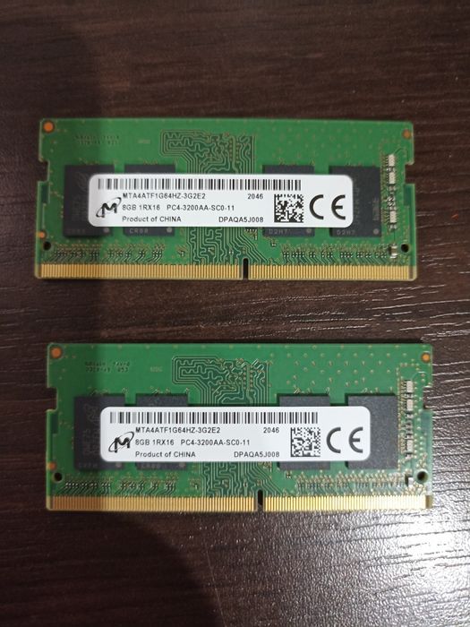 Micron DDR4 SO-DIMM 2x8gb 3200MHz