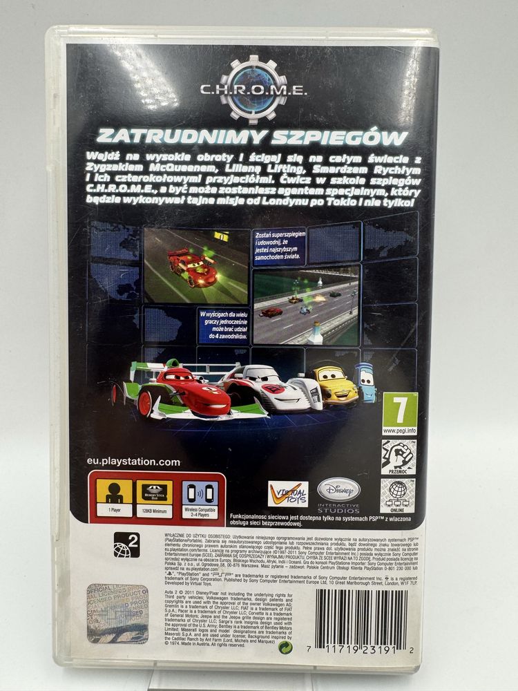 Gra PL Auta 2 PSP Gwarancja