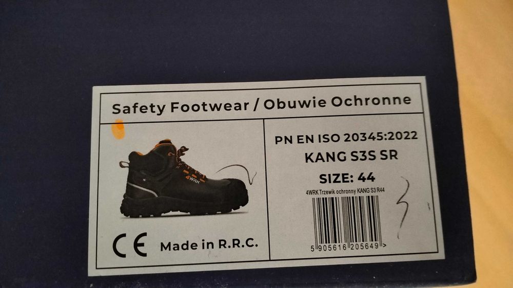Buty robocze 4WRK KANG S3S rozmiar 44