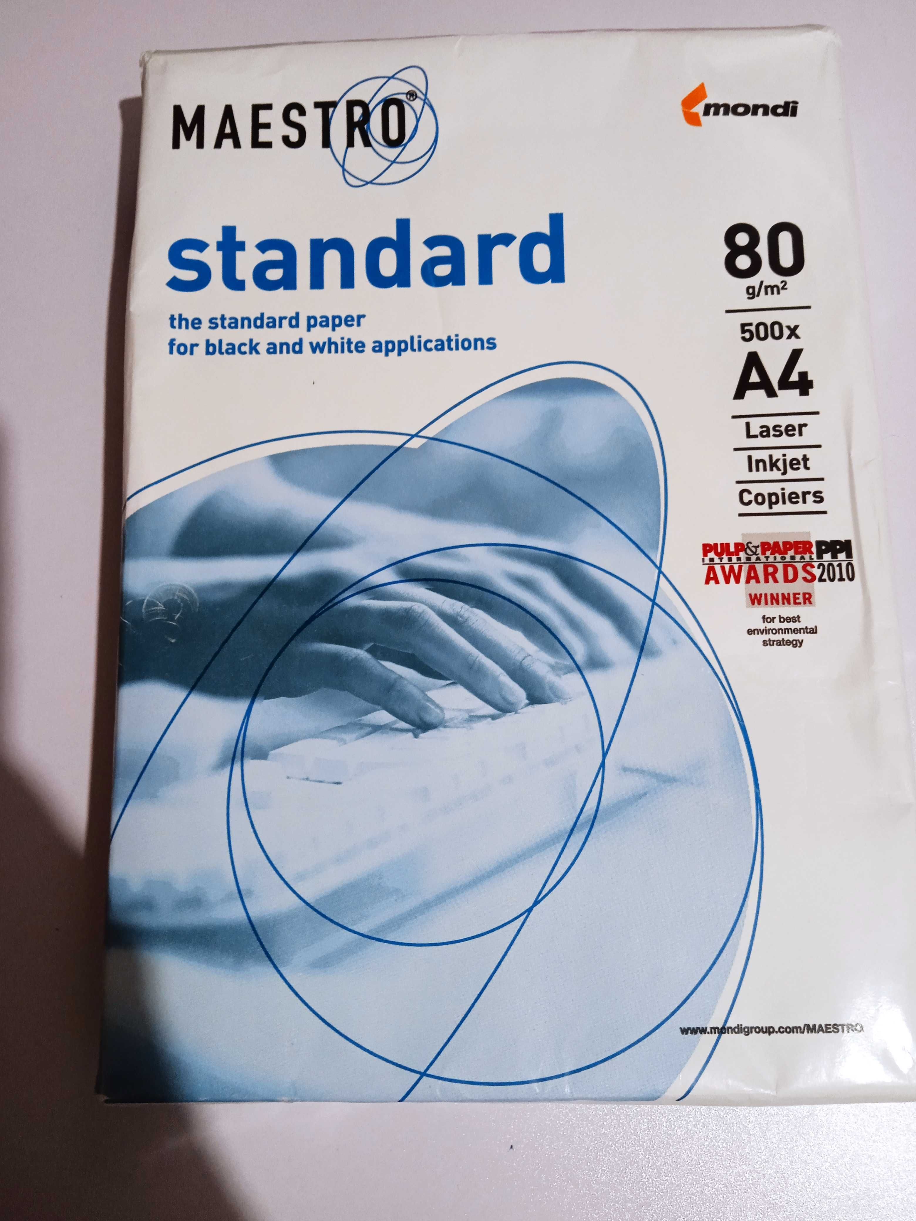 Бумага офисная для принтера MAESTRO standard 500 листов формата А4