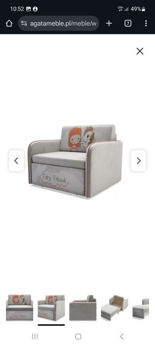 Sofa dziecięca Agata