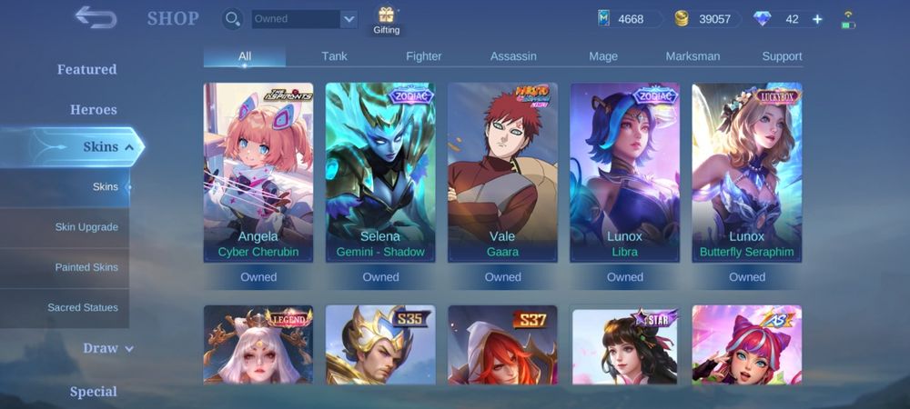 Аккаунт mobile legends