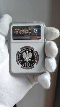 Moneta Olimpiada Atlanta 10zł NGC Max Nota!!!