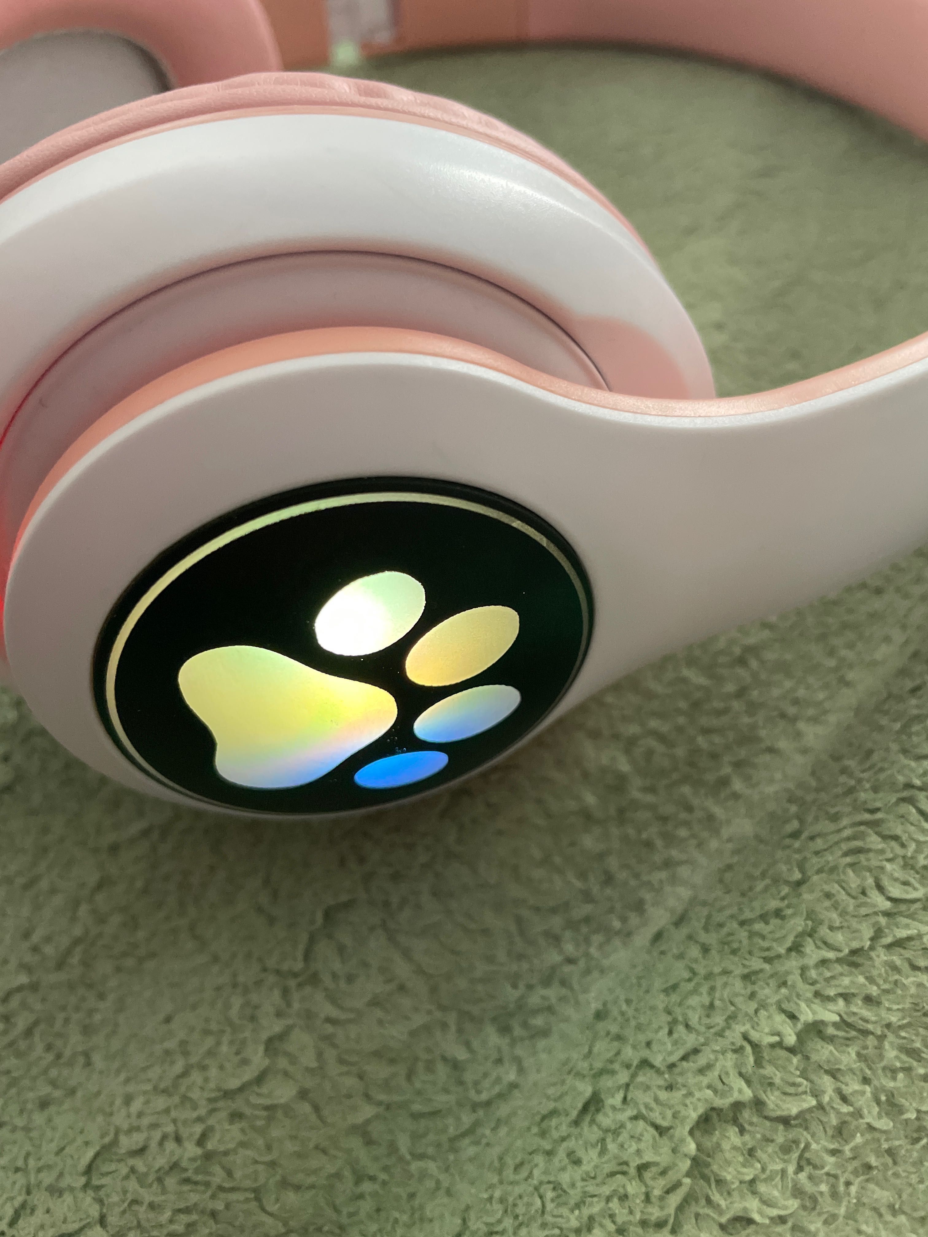 Навушники бездротові Cat STN-28 Bluetooth Котячі вушка з мікрофоном