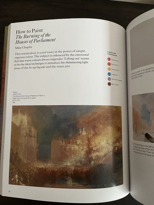 How to Paint like Turner - ksiazka do akwareli