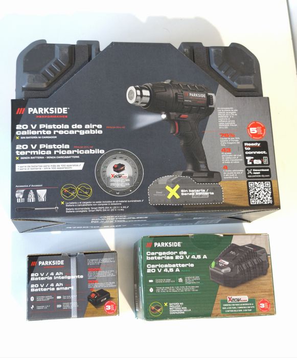 Soprador Ar Quente Parkside 20v Performance