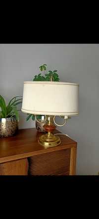 Stara lampa nocna stołowa gabinetowa vintage retro prl
