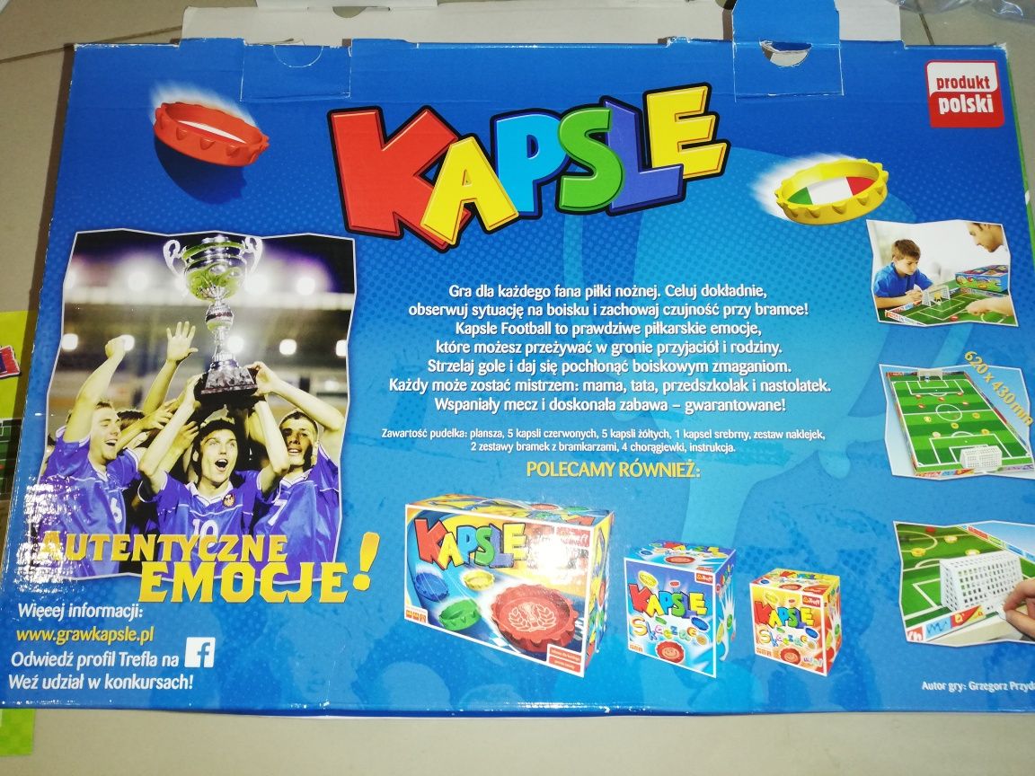 Trefl Gra zręcznościowa Kapsle Football