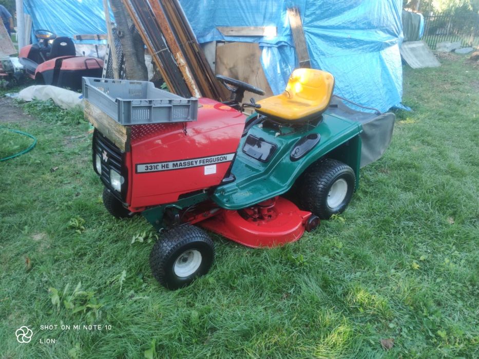 Traktorek kosiarka do trawy jak na zdjęciach