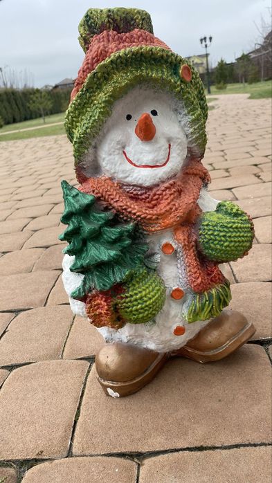 Сніговик новорічний декор