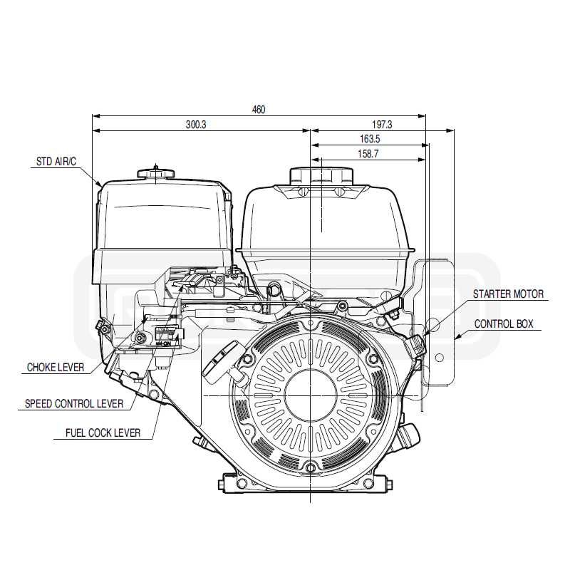 Silnik spalinowy honda gx390 pompa 21,6l 6cm3