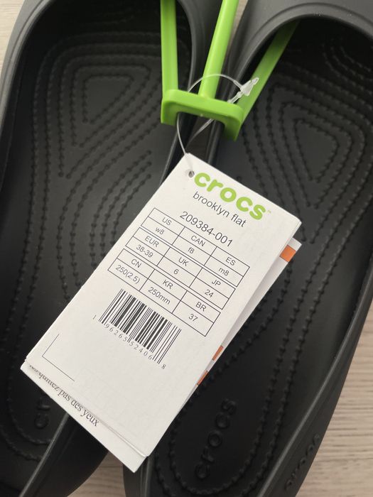 НОВІ! Жіночі балетки Crocs Brooklyn Flat 38-39 24 см Black