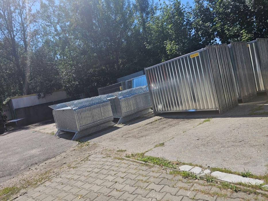 Ogrodzenie budowlane  pełne- RAL Niebieski - Katowice i okolica