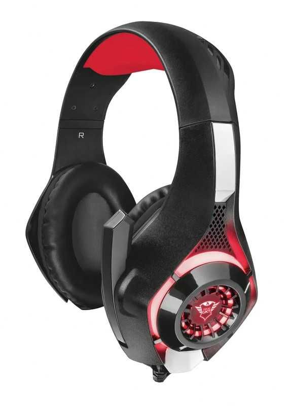 Trust- Headset GXT 313 Nero Illuminated Gaming